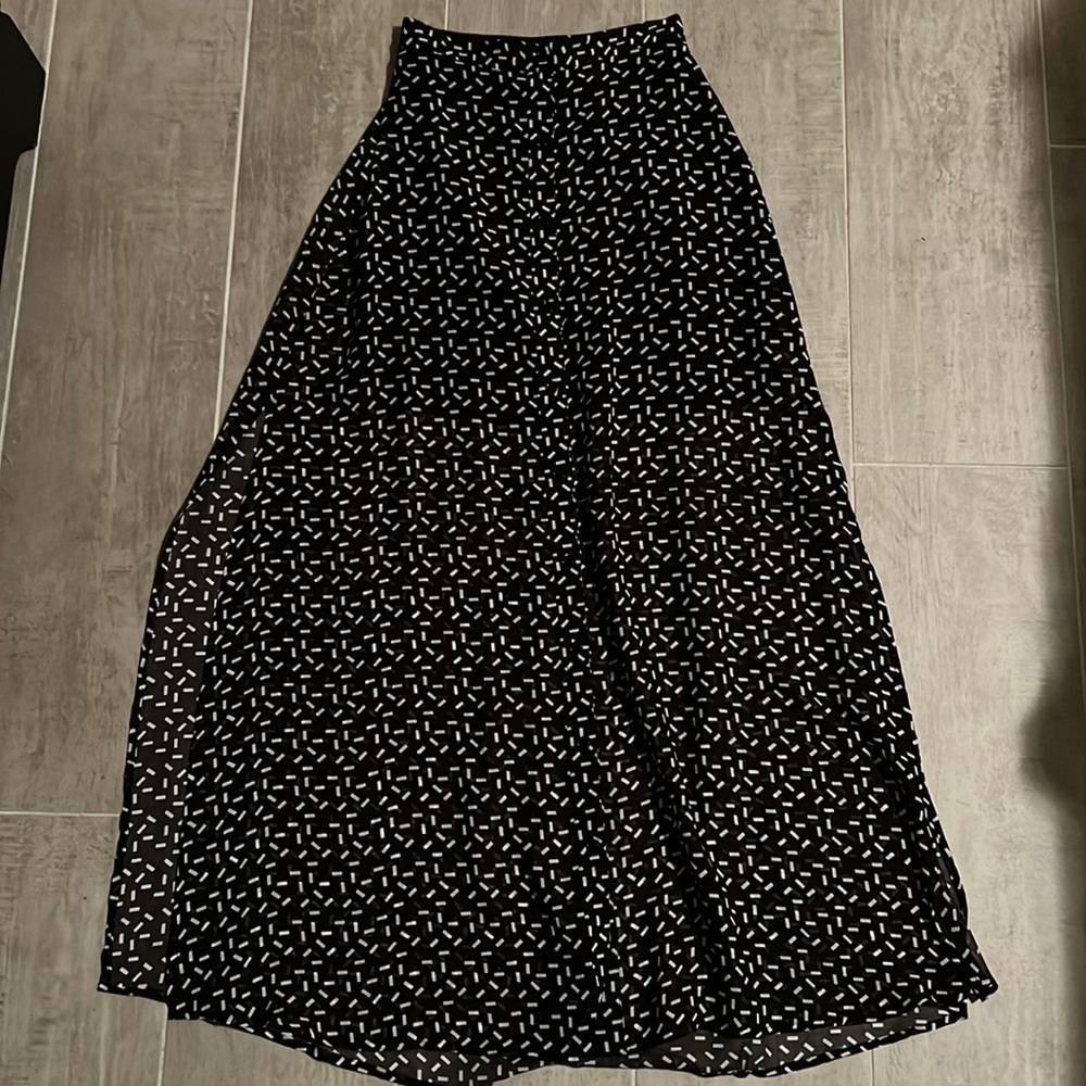 Printed Maxi Skirt